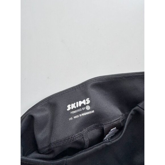 NWT SKIMS x SKINS Black Performance High Waisted 7/8 Leggings, Size XXS - Picture 13 of 16